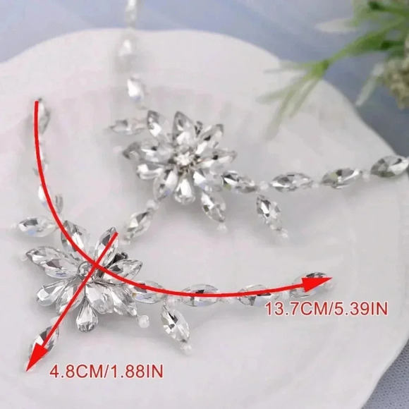 7pc. Tiara Bridal set.  ( Your choice of Necklace Sets ) See last 2 pictures - Picture 14 of 16